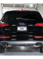AWE Tuning Touring Edition Exhaust | 2.5" Diameter | 4" Quad Diamond Black Tips Audi SQ5 2014-2017                                     - 3015-43056 - Image 2