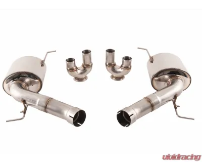 AWE Tuning Touring Edition Axle Back Exhaust | 3" Diameter | 4" Quad Diamond Black Tips BMW M5 2013-2016 - 3015-43066