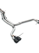 AWE Tuning Touring Edition Cat Back Exhaust | 2.5" Diameter | 4" Quad Diamond Black Tips Porsche Macan 2015-2018                                     - 3015-43072 - Image 3