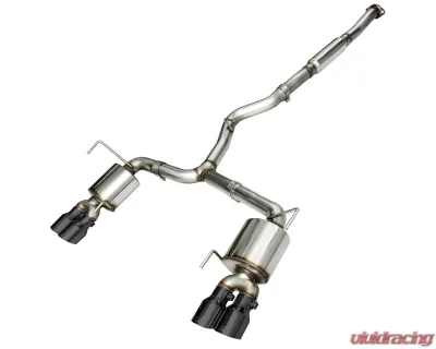 AWE Tuning Touring Edition Exhaust | 3" Diameter | 4" Quad Diamond Black ips Subaru WRX 2015-2021 - 3015-43102