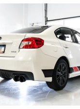 AWE Tuning Touring Edition Exhaust | 3" Diameter | 4" Quad Diamond Black ips Subaru WRX 2015-2021                                     - 3015-43102 - Image 3