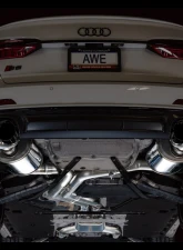 AWE Tuning Touring Edition Exhaust | 3" Diameter | 4.5" Quad Diamond Black Tips Audi S7 Sportback 2020-2024|Audi S6 2020-2024                                     - 3015-43107 - Image 2