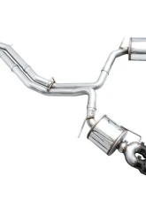 AWE Tuning Touring Edition Exhaust | 3" Diameter | 4.5" Quad Diamond Black Tips Audi S7 Sportback 2020-2024|Audi S6 2020-2024                                     - 3015-43107 - Image 17