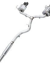 AWE Tuning Touring Edition Exhaust | 3" Diameter | 4" Quad Diamond Black ips Subaru WRX 2012-2014|Subaru WRX STI 2013-2021                                     - 3015-43108 - Image 2