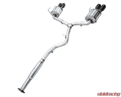 AWE Tuning Touring Edition Exhaust | 3" Diameter | 4" Quad Diamond Black ips Subaru WRX 2012-2014|Subaru WRX STI 2013-2021 - 3015-43108