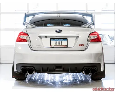 AWE Tuning Touring Edition Exhaust | 3" Diameter | 4" Quad Diamond Black ips Subaru WRX 2012-2014|Subaru WRX STI 2013-2021 - 3015-43108