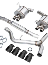 AWE Tuning Touring Edition Exhaust | 3" Diameter | 4" Quad Diamond Black ips Subaru WRX 2012-2014|Subaru WRX STI 2013-2021                                     - 3015-43108 - Image 4