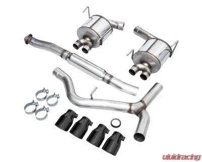 AWE Tuning Touring Edition Exhaust | 3" Diameter | 4" Quad Diamond Black ips Subaru WRX 2012-2014|Subaru WRX STI 2013-2021 - 3015-43108