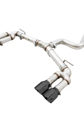 AWE Tuning Track Edition Exhaust | 3" Diameter | 4" Quad Diamond Black Tips Audi S3 Premium Plus 2015-2020                                     - 3015-43150 - Image 4