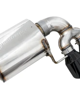 AWE Tuning Resonated Touring Edition Exhaust | 3" Diameter | 4" Quad Diamond Black Tips BMW M340i 2020-2025|BMW M340i xDrive 2020-2025|BMW M440i xDrive 2021-2025|BMW M440i 2022-2025                                     - 3015-43158 - Image 3