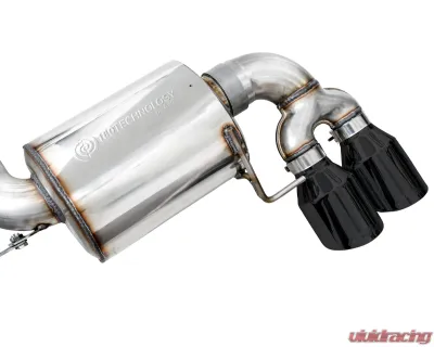 AWE Tuning Resonated Touring Edition Exhaust | 3" Diameter | 4" Quad Diamond Black Tips BMW M340i 2020-2025|BMW M340i xDrive 2020-2025|BMW M440i xDrive 2021-2025|BMW M440i 2022-2025 - 3015-43158