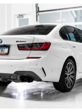 AWE Tuning Resonated Touring Edition Exhaust | 3" Diameter | 4" Quad Diamond Black Tips BMW M340i 2020-2025|BMW M340i xDrive 2020-2025|BMW M440i xDrive 2021-2025|BMW M440i 2022-2025                                     - 3015-43158 - Image 5