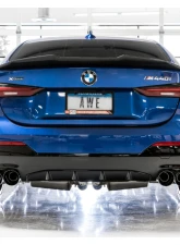 AWE Tuning Resonated Touring Edition Exhaust | 3" Diameter | 4" Quad Diamond Black Tips BMW M340i 2020-2025|BMW M340i xDrive 2020-2025|BMW M440i xDrive 2021-2025|BMW M440i 2022-2025                                     - 3015-43158 - Image 7