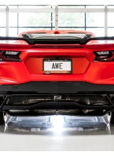 AWE Tuning Touring Edition Exhaust | 3" Diameter | 4.5" Quad Diamond Black Tips Chevrolet Corvette Stingray 2020-2025|Chevrolet Corvette E-Ray 2024-2025                                     - 3015-43159 - Image 3