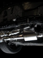 AWE Tuning Touring Edition Exhaust | 3" Diameter | 4.5" Quad Diamond Black Tips Chevrolet Corvette Stingray 2020-2025|Chevrolet Corvette E-Ray 2024-2025                                     - 3015-43159 - Image 7