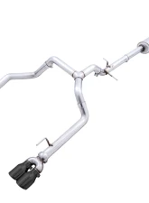 AWE Tuning 0FG Cat Back Split Rear Exit Exhaust | 3" Diameter | 4" Quad Diamond Black Tips Chevrolet Silverado 1500 2019-2025|GMC Sierra 1500 2019-2025                                     - 3015-43202 - Image 4