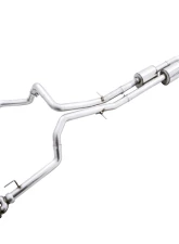 AWE Tuning 0FG Cat Back Split Rear Exit Exhaust | 3" Diameter | 4" Quad Diamond Black Tips Chevrolet Silverado 1500 2019-2025|GMC Sierra 1500 2019-2025                                     - 3015-43204 - Image 9