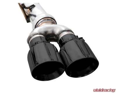 AWE Tuning 0FG Cat Back Split Rear Exit Exhaust | 3" Diameter | 4" Quad Diamond Black Tips Chevrolet Silverado 1500 2019-2025|GMC Sierra 1500 2019-2025 - 3015-43204