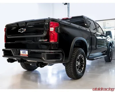 AWE Tuning 0FG Cat Back Exhaust | 3" Diameter | 4" Quad Diamond Black Tips Chevrolet Silverado 1500 2022-2025|GMC Sierra 1500 2022-2025 - 3015-43284