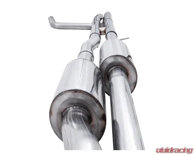 AWE Tuning 0FG Cat Back Exhaust | 3" Diameter | 4" Quad Diamond Black Tips Chevrolet Silverado 1500 2022-2025|GMC Sierra 1500 2022-2025 - 3015-43284