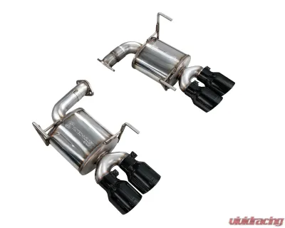 AWE Tuning Touring Edition Axleback Exhaust Diamond Black Tips Subaru WRX  2022-2025 - 3015-43424
