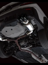 AWE Tuning Touring Edition Axleback Exhaust Diamond Black Tips Subaru WRX  2022-2025                                     - 3015-43424 - Image 6