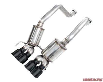 AWE Tuning Touring Edition Axleback Exhaust Diamond Black Tip Chevrolet Corvette Z06 2006-2013 - 3015-43606