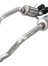 AWE Tuning Touring Edition Axleback Exhaust Diamond Black Tip Chevrolet Corvette Z06 2006-2013                                     - 3015-43606 - Image 2