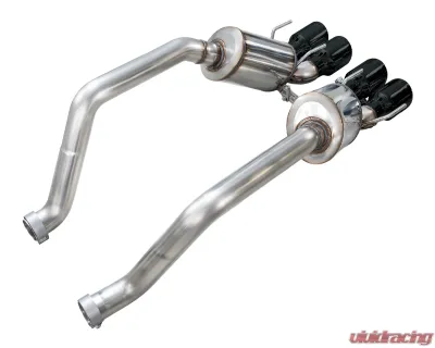 AWE Tuning Touring Edition Axleback Exhaust Diamond Black Tip Chevrolet Corvette Z06 2006-2013 - 3015-43606