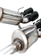 AWE Tuning Touring Edition Axleback Exhaust Diamond Black Tip Chevrolet Corvette Z06 2006-2013                                     - 3015-43606 - Image 3