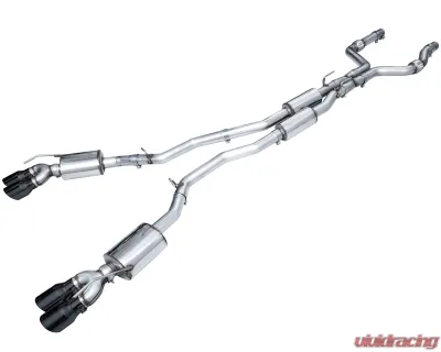 AWE Tuning Touring Edition Exhaust | 3" Diameter | 4.5" Diamond Black Tips Ford Explorer 2020-2025|Lincoln Aviator 2020-2025 - 3015-43625