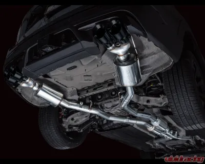 AWE Tuning Touring Edition Exhaust | 3" Diameter | 4.5" Diamond Black Tips Ford Explorer 2020-2025|Lincoln Aviator 2020-2025 - 3015-43625