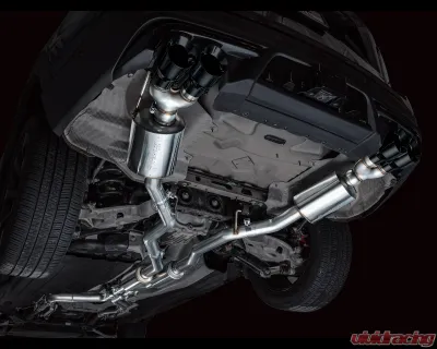 AWE Tuning Touring Edition Exhaust | 3" Diameter | 4.5" Diamond Black Tips Ford Explorer 2020-2025|Lincoln Aviator 2020-2025 - 3015-43625