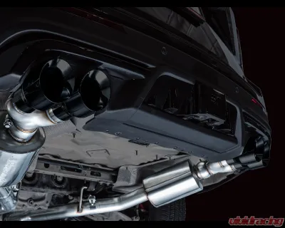 AWE Tuning Touring Edition Exhaust | 3" Diameter | 4.5" Diamond Black Tips Ford Explorer 2020-2025|Lincoln Aviator 2020-2025 - 3015-43625
