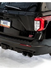 AWE Tuning Touring Edition Exhaust | 3" Diameter | 4.5" Diamond Black Tips Ford Explorer 2020-2025|Lincoln Aviator 2020-2025                                     - 3015-43625 - Image 9