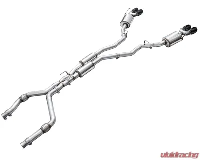 AWE Tuning Touring Edition Exhaust | 3" Diameter | 4.5" Diamond Black Tips Ford Explorer 2020-2025|Lincoln Aviator 2020-2025 - 3015-43625