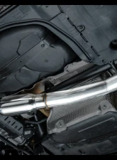 AWE Tuning Touring Edition Exhaust | 4.5" Quad Diamond Black Tips Volkswagen Golf R 2022-2024                                     - 3015-43658 - Image 3
