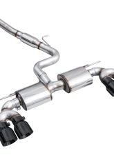 AWE Tuning Touring Edition Exhaust | 4.5" Quad Diamond Black Tips Volkswagen Golf R 2022-2024                                     - 3015-43658 - Image 8