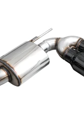 AWE Tuning Touring Edition Exhaust | 4.5" Quad Diamond Black Tips Volkswagen Golf R 2022-2024                                     - 3015-43658 - Image 10