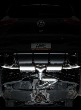 AWE Tuning Touring Edition Exhaust | 4.5" Quad Diamond Black Tips Volkswagen Golf R 2022-2024                                     - 3015-43658 - Image 13
