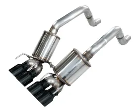 AWE Tuning Touring Axleback Exhaust Diamond Black Chevrolet Corvette 2005-2008