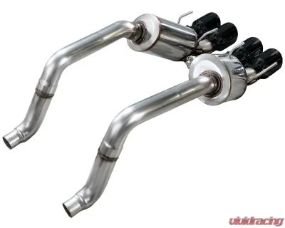 AWE Tuning Touring Axleback Exhaust Diamond Black Chevrolet Corvette 2005-2008 - 3015-43660
