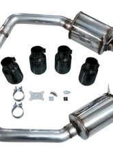 AWE Tuning Touring Axleback Exhaust Diamond Black Chevrolet Corvette 2005-2008                                     - 3015-43660 - Image 4
