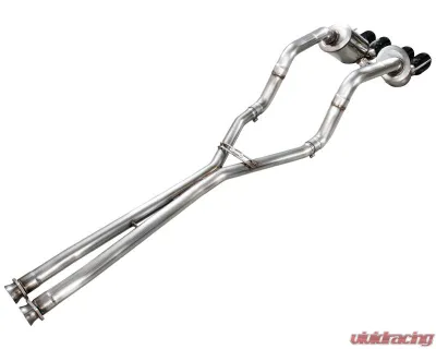 AWE Tuning Touring Edition Axleback Diamond Black Tips Chevrolet Corvette C6 6.2L 2009-2013 - 3015-43662