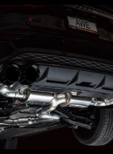 AWE Tuning Touring Edition Exhaust | 4.5" Quad Diamond Black Tips Audi S3 2022-2024                                     - 3015-43897 - Image 11