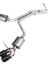 AWE Tuning Touring Edition Cat Back Exhaust | 3" Diameter | 4.5" Quad Diamond Black Tips Porsche Macan 2019-2021                                     - 3015-43951 - Image 12