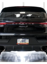 AWE Tuning Touring Edition Cat Back Exhaust | 3" Diameter | 4.5" Quad Diamond Black Tips Porsche Macan 2019-2021                                     - 3015-43951 - Image 4