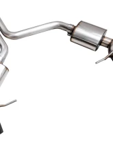 AWE Tuning Touring Edition Cat Back Exhaust | 3" Diameter | 4.5" Quad Diamond Black Tips Porsche Macan 2019-2021                                     - 3015-43951 - Image 6