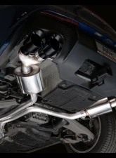 AWE Tuning Touring Edition Cat Back Exhaust | 3" Diameter | 4.5" Quad Diamond Black Tips Porsche Macan 2019-2021                                     - 3015-43951 - Image 11
