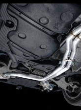 AWE Tuning Touring Edition Cat Back Exhaust | 3" Diameter | 4.5" Quad Diamond Black Tips Porsche Macan 2019-2021                                     - 3015-43951 - Image 12